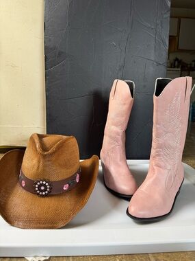 Pink Western Cowgirl Boots - Women Accessories